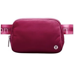 Lululemon Belt Bag 1L Wordmark Sakura Pink Long Strap NWOT